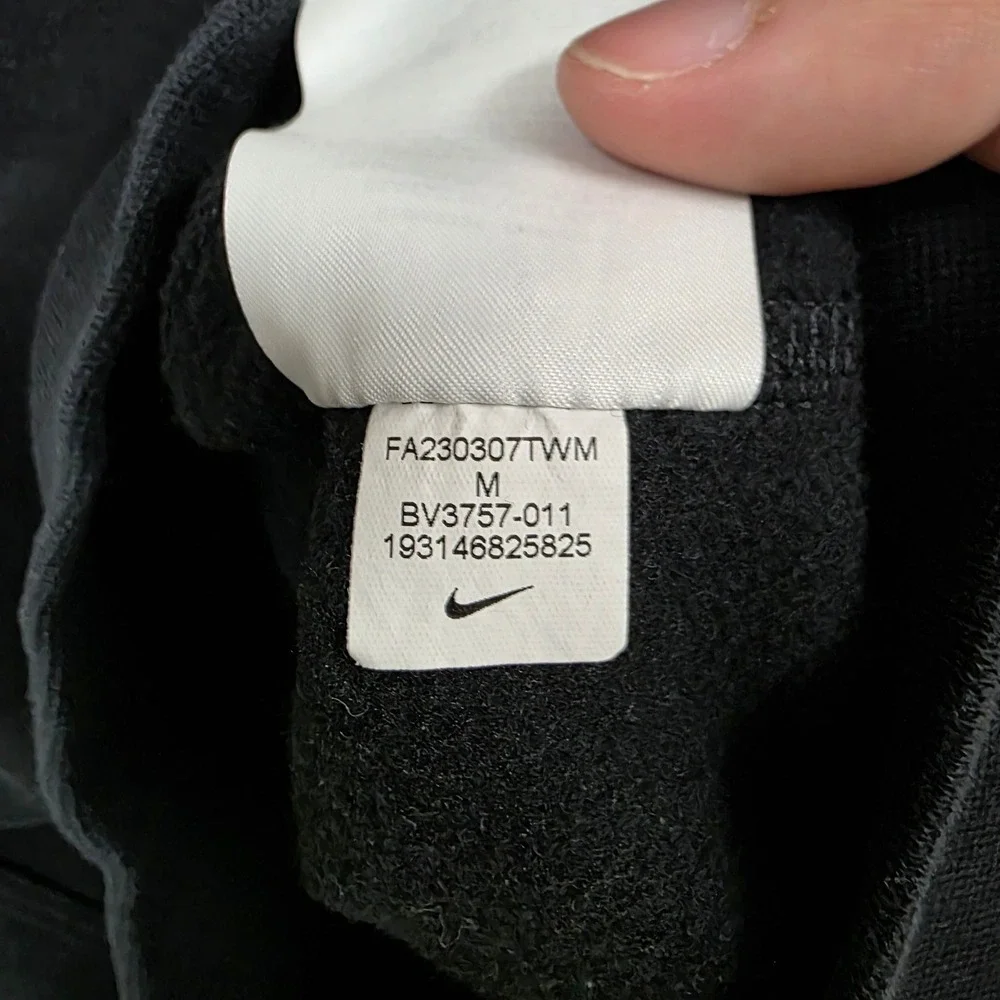 Nike Pullover Hoodie Kids M Black Sportswear Activewear Fleece Casual Athletic